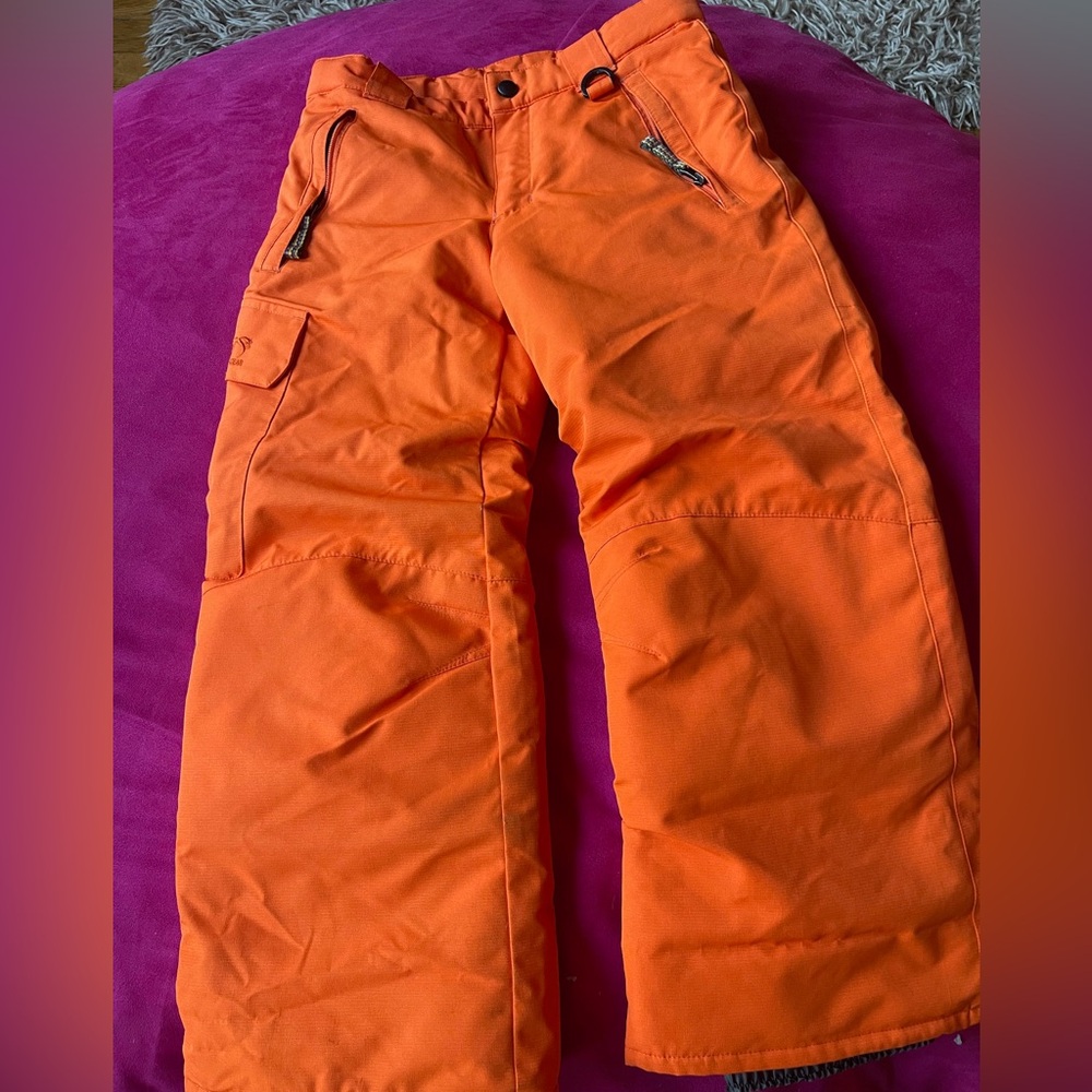 Snow dragon pants.wore by two kids .no holes.